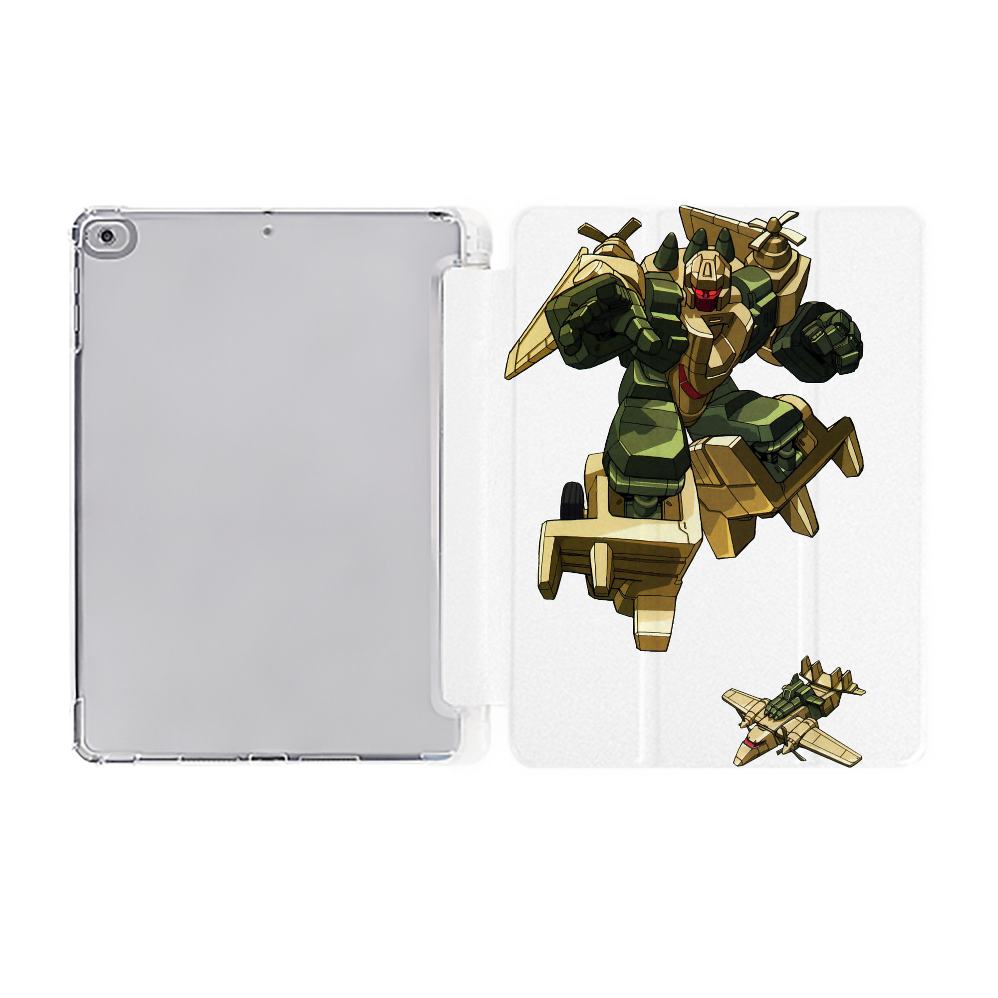 （画像用）  IPad ケース ペン収納付き 三つ折りスタンド PUレザー×シリコン 対応機種9.5/10.5/10.9インチ